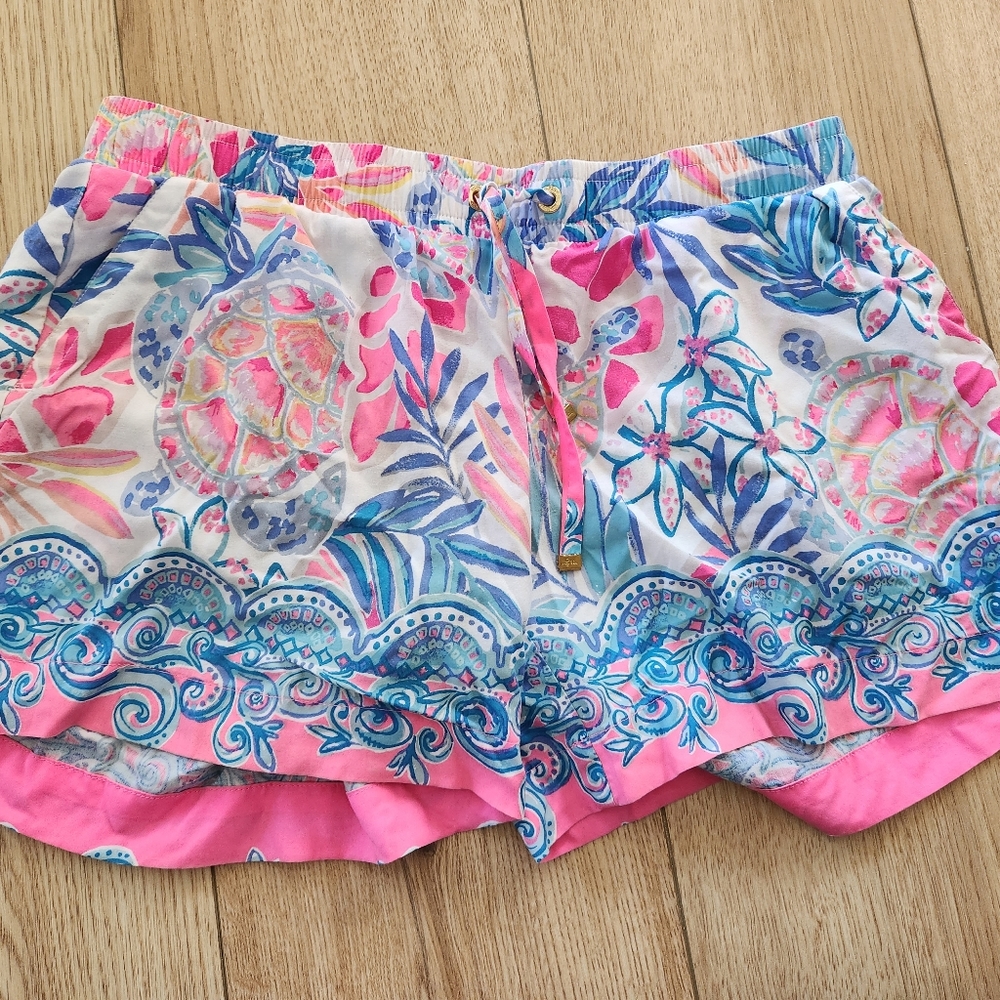 GUC Lilly Pulitzer Katia Shorts Rainforest Retreat S